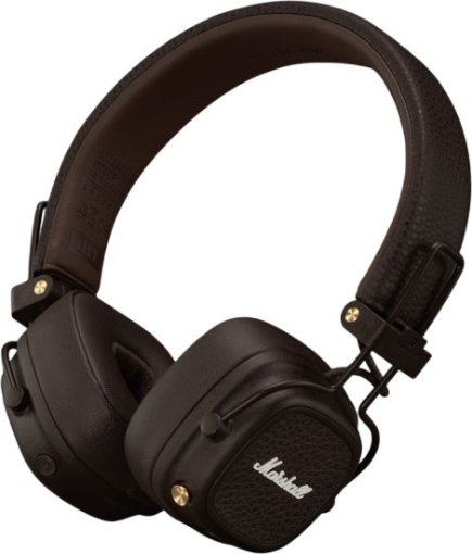תמונה של אוזניות אלחוטיות Marshall Major V בצבע חום