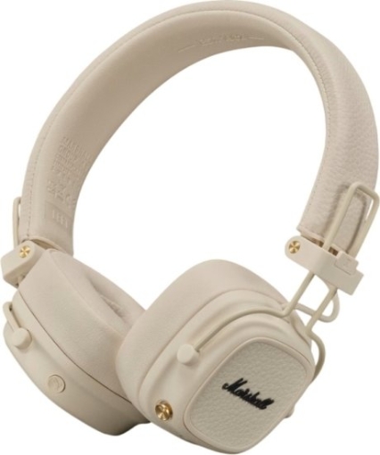 תמונה של אוזניות אלחוטיות Marshall Major V בצבע קרם