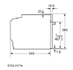 תמונה של תנור בנוי 71 ליטר Bosch דגם Serie 4 HBA554EB3