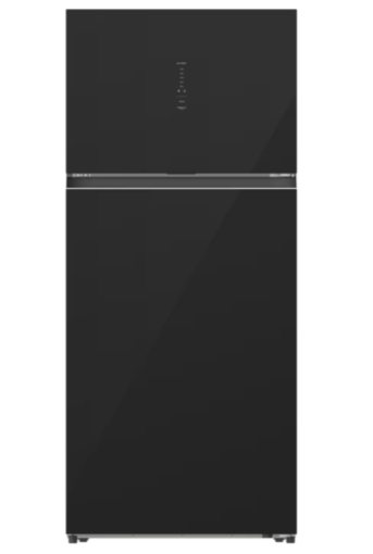 תמונה של מקרר מקפיא עליון GENERAL דגם GE541GB בצבע זכוכית שחורה