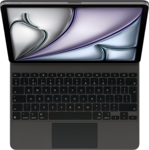 תמונה של מקלדת לאייפד בעברית  Apple Magic Keyboard for iPad Air 11-inch MGYX4HB/A (M3,M2)- Hebrew – בצבע שחור