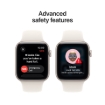 תמונה של שעון חכם אפל Apple Watch Series SE 3 MEHJ4ZR/A GPS 44mm גוף Starlight רצועה Starlight Sport Band מידה ML