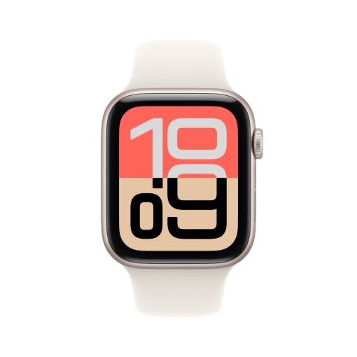 תמונה של שעון חכם אפל Apple Watch Series SE 3 MEH54ZR/A GPS 40mm גוף Starlight רצועה Starlight Sport Band מידה ML