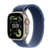 תמונה של שעון חכם אפל סדרה אולטרא 3 Apple Watch Series Ultra 3 MEWU4QI/A GPS+Esim 49mm גוף Natural Titanium Case רצועה Blue/Bright Blue Trail מידה M/L