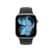 תמונה של שעון חכם אפל סדרה 11 Apple Watch Series 11 MEV04ZR/A GPS 46mm גוף Space Grey רצועה Black  Band  מידה S/M