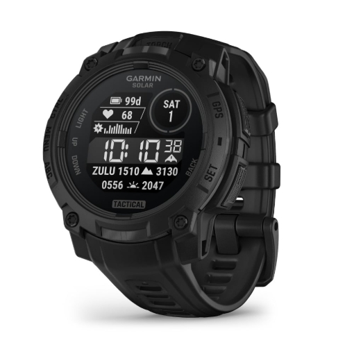 תמונה של שעון חכם Garmin – Instinct 3 Tactical Edition AMOLED 50mm Black with Charcoal Band