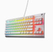 תמונה של מקלדת גיימינג חוטית SteelSeries Apex 3 TKL US LED בצבע לבן