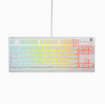 תמונה של מקלדת גיימינג חוטית SteelSeries Apex 3 TKL US LED בצבע לבן