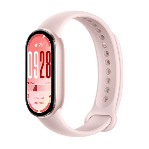 תמונה של צמיד כושר חכם Xiaomi Smart Band 10 בצבע ורוד