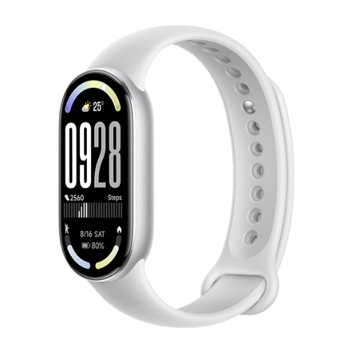 תמונה של צמיד כושר חכם Xiaomi Smart Band 10 בצבע כסף