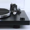 תמונה של פטיפון משולב רמקולים אלחוטיים HPH-100 Matt Black SAFA
