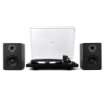 תמונה של פטיפון משולב רמקולים אלחוטיים HPH-100 Matt Black SAFA