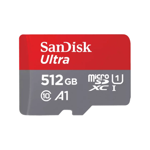 תמונה של כרטיס זיכרון SanDisk Ultra microSDXC 150MB/s בנפח 512G