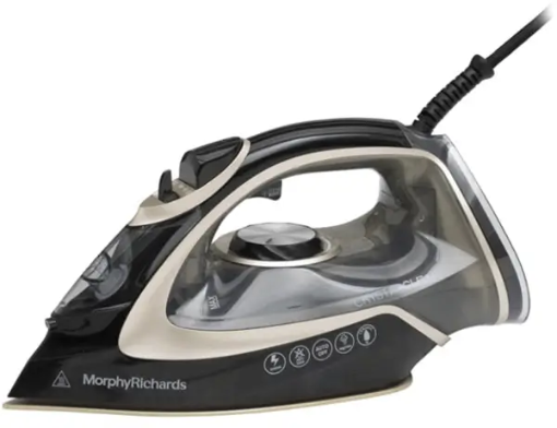 תמונה של מגהץ אדים Morphy Richards דגם 3000W Crystal XL בצבע שחור