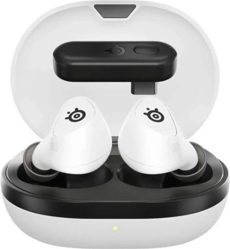 תמונה של אוזניות גיימינג אלחוטיות Arctis GameBuds TWS B.T / 2.4GHZ לבן