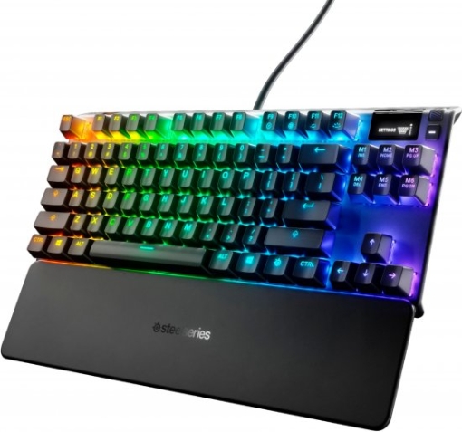 תמונה של מקלדת גיימרים מכאנית SteelSeries Apex 7 TKL Red Switch