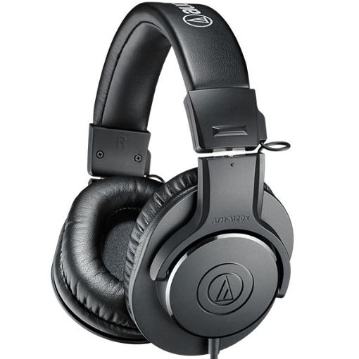 תמונה של אוזניות AUDIO TECHNICA ATH-M20X בצבע שחור