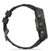 תמונה של שעון ספורט חכם גרמין  GARMIN fēnix® 8 – 47mm AMOLED Sapphire TITANIUM גוף שחור  – רצועה שחורה