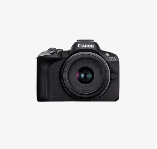 תמונה של מצלמת קנון עם עדשה Canon EOS R50 BK + RFS 18-150 S שרות canon ישראל