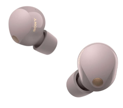 תמונה של אוזניות אלחוטיות עם ביטול רעשים SONY דגם WF-1000XM5P בצבע ורוד