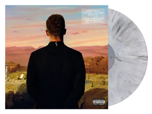 תמונה של תקליט כפול – מהדורה כסופה Justin Timberlake – Everything I Thought It Was 2LP (Silver Vinyl)