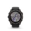 תמונה של fenix 8 51mm, Saph Solar, CrbnGry Ti/Blk, Blk/PblGryBnd, EMEA