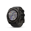 תמונה של fenix 8 51mm, Saph Solar, CrbnGry Ti/Blk, Blk/PblGryBnd, EMEA