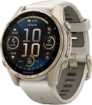 תמונה של שעון חכם Garmin – Fenix 8 AMOLED Sapphire 43mm Soft Gold with Fog Gray/Dark Sandstone