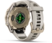 תמונה של שעון חכם Garmin – Fenix 8 AMOLED Sapphire 43mm Soft Gold with Fog Gray/Dark Sandstone
