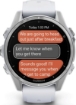 תמונה של שעון חכם Garmin – Fenix 8 AMOLED 43mm bezel with whiteston