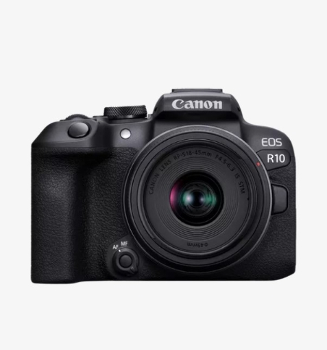 תמונה של קיט מצלמה ללא מראה +עדשה CANON EOS R10 RF-S 18-150 STM – שרות קנון ישראל