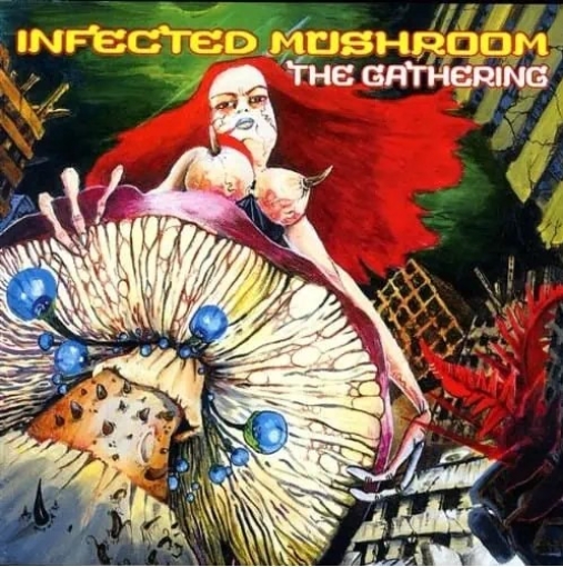 תמונה של תקליט משולש Infected Mushroom – The Gathering 3LP Coloured Vinyl אלבום הבכורה
