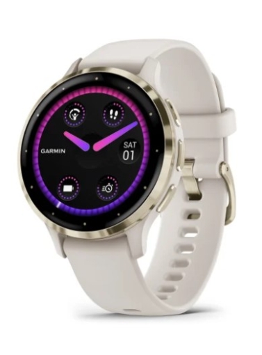 תמונה של שעון ספורט חכם 41″ GARMIN Venu 3 בצבע Soft Gold Stainless Steel Bezel with Ivory Case – יבואן רשמי