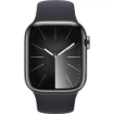 תמונה של Apple Watch 9 41 Graphite Stainless Steel Midnight Band-S/M