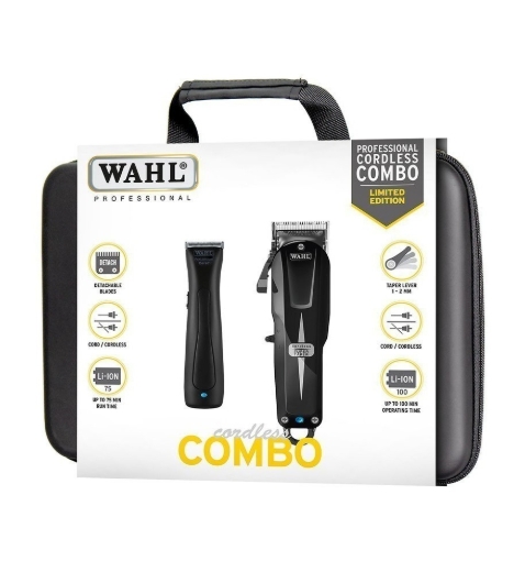 תמונה של סט מכונת תספורת SUPER TAPER + טרימר BERET WAHL דגם 08592-017H