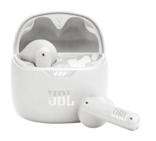 תמונה של אוזניות אלחוטיות + מסנן רעשים  JBL TUNE FLEX לבן
