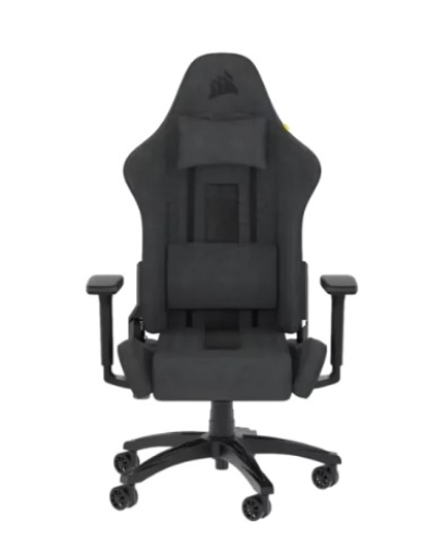 תמונה של כיסא גימינג בד אפור שחור CORSAIR TC100
