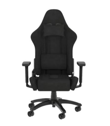 תמונה של כיסא גימינג בד שחור CORSAIR TC100