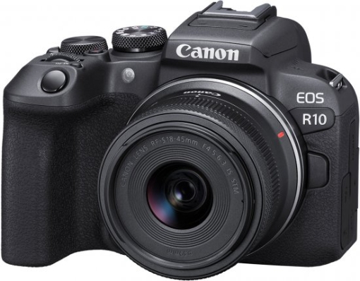 תמונה של קיט מצלמה ללא מראה  EOS-R10 EF-EOS + עדשהCANON F4.5-6.3 IS STM 18-45