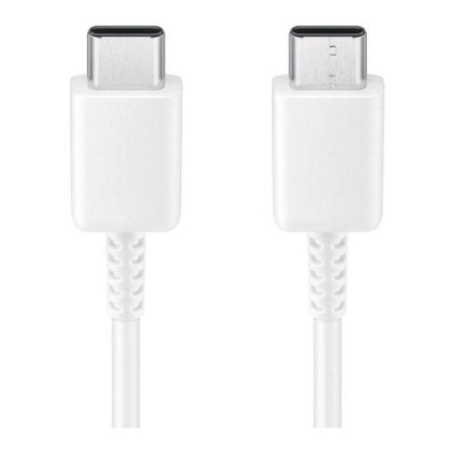 תמונה של כבל טעינה וסנכרון TYPE C 2 TYPE C 1.8M SAMSUNG בצבע לבן
