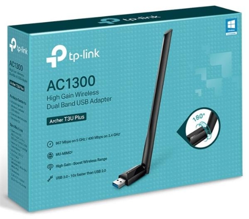 תמונה של כרטיס רשת TP-LINK Archer T3U Plus 1300MB USB