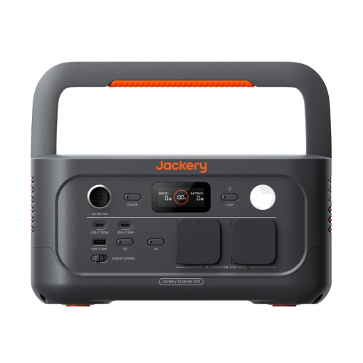 תמונה של תחנת כוח ניידת Jackery Explorer 500 V2, 512Wh, 500W / 1000W