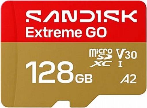 תמונה של כרטיס SanDisk Extreme Go  microSD 240S 128G
