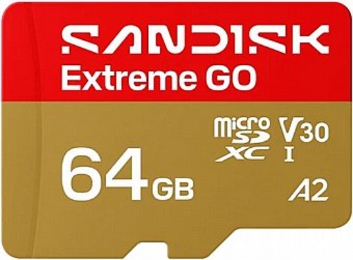 תמונה של כרטיס SanDisk Extreme Go  microSD 170S  64G