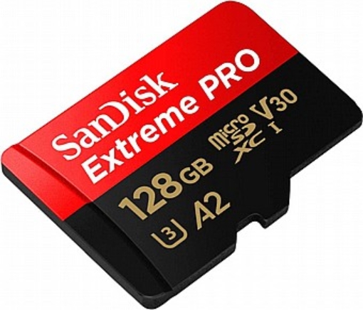 תמונה של כרטיס SanDisk Extreme Pro microSD 250S 128G