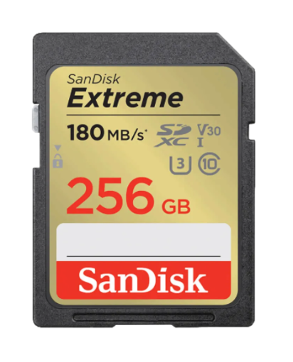 תמונה של כרטיס S.D EX 4K 180S V30 SD 256G