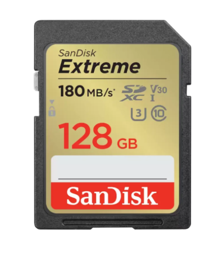 תמונה של כרטיס S.D EX 4K 180S V30 SD 128G