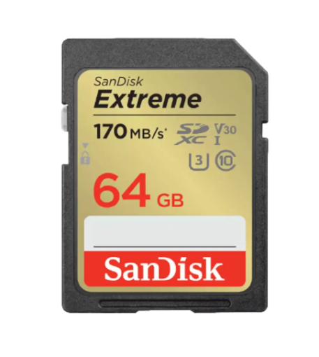 תמונה של כרטיס S.D EX 4K 170S V30 SD  64G