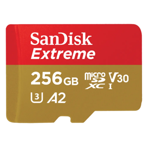 תמונה של כרטיס EXT MICRO SD 4K 190S 256GB