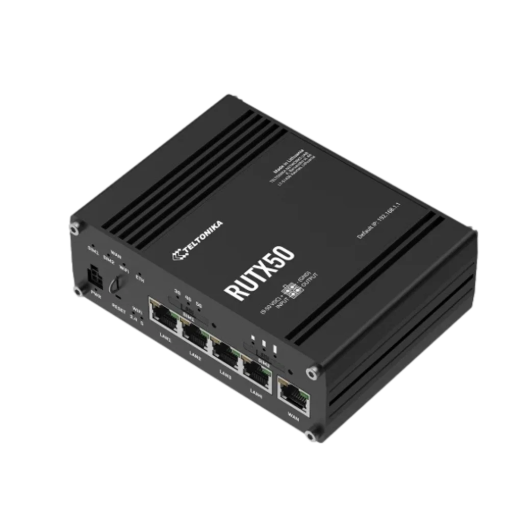 תמונה של נתב סלולרי תעשייתי RUTX50 5G מבית TELTONIKA